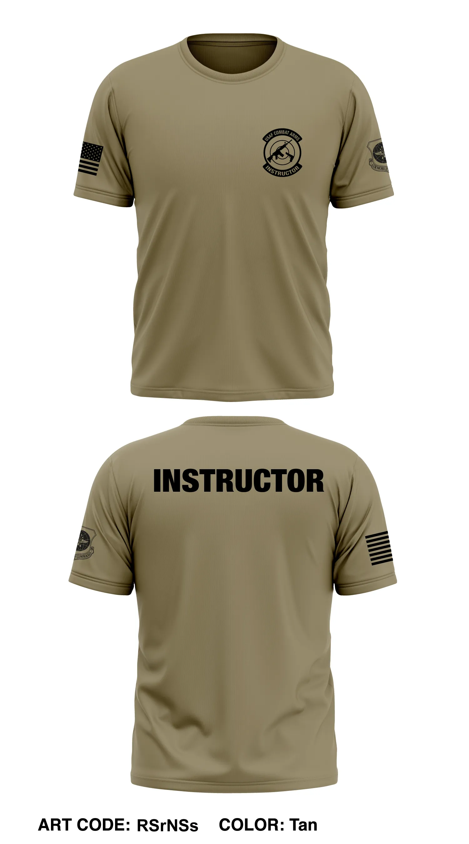 101 Security Forces Squadron Core Men's SS Performance Tee - RSrNSs