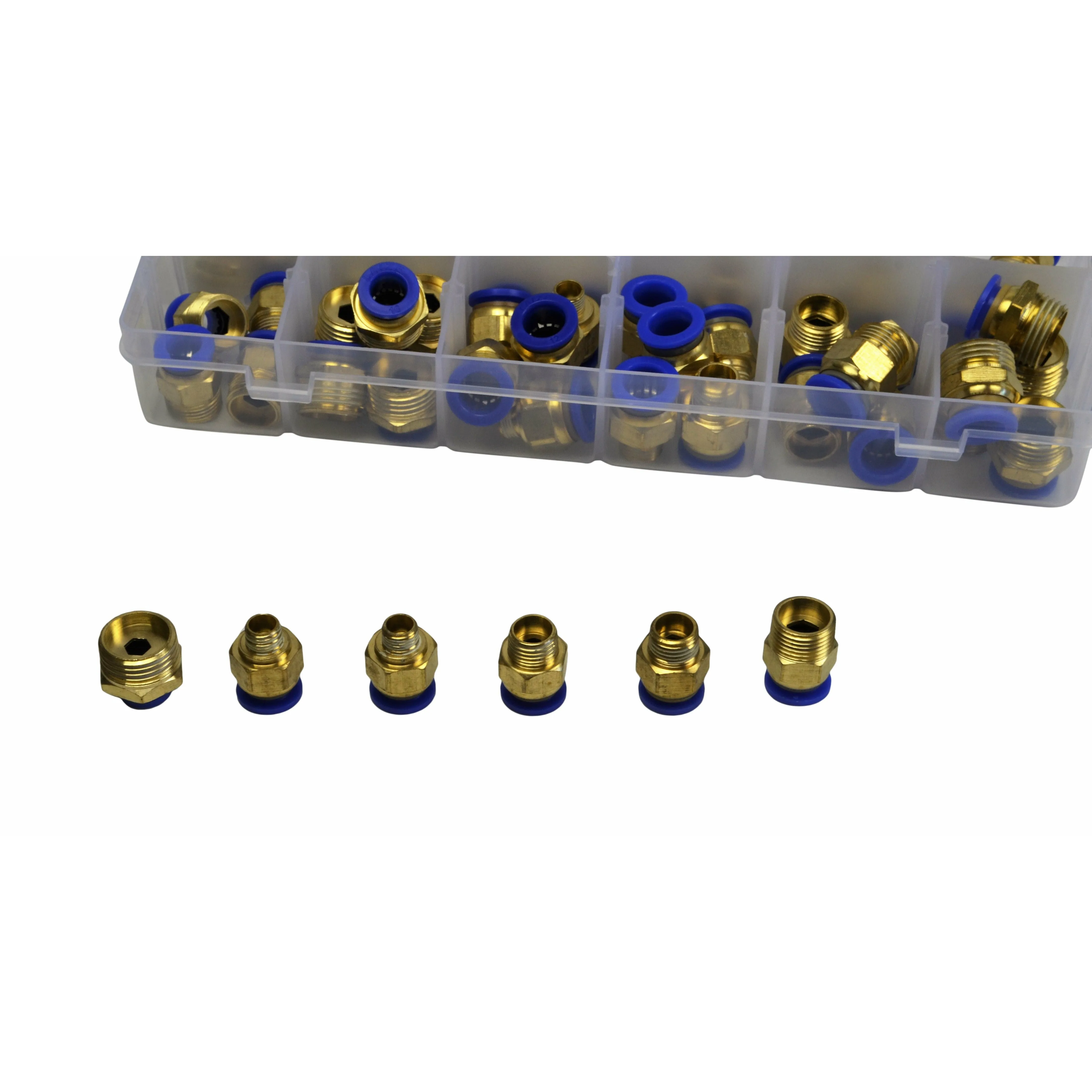 102pc PC Series Push in Air Line Grab Kit Assortment