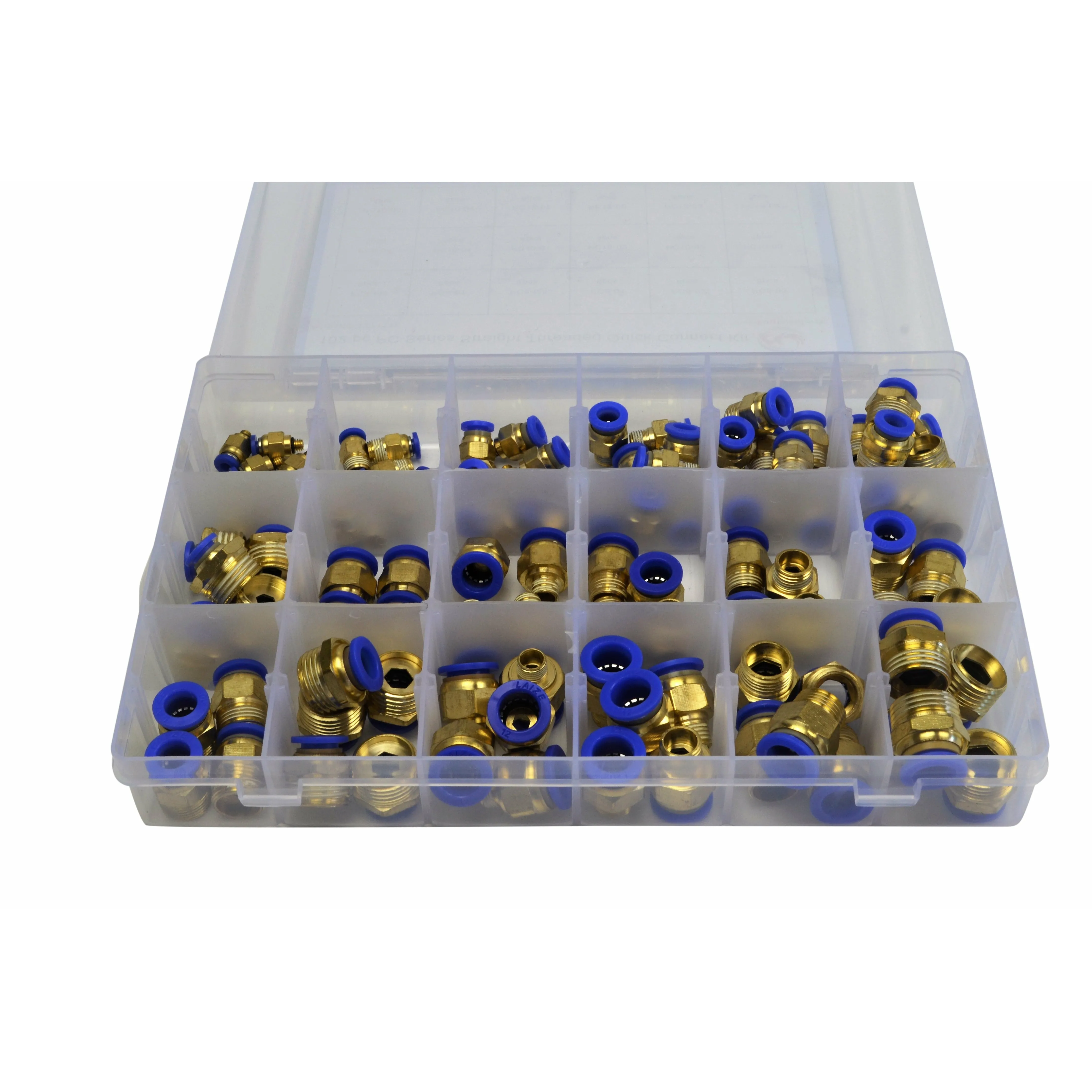 102pc PC Series Push in Air Line Grab Kit Assortment