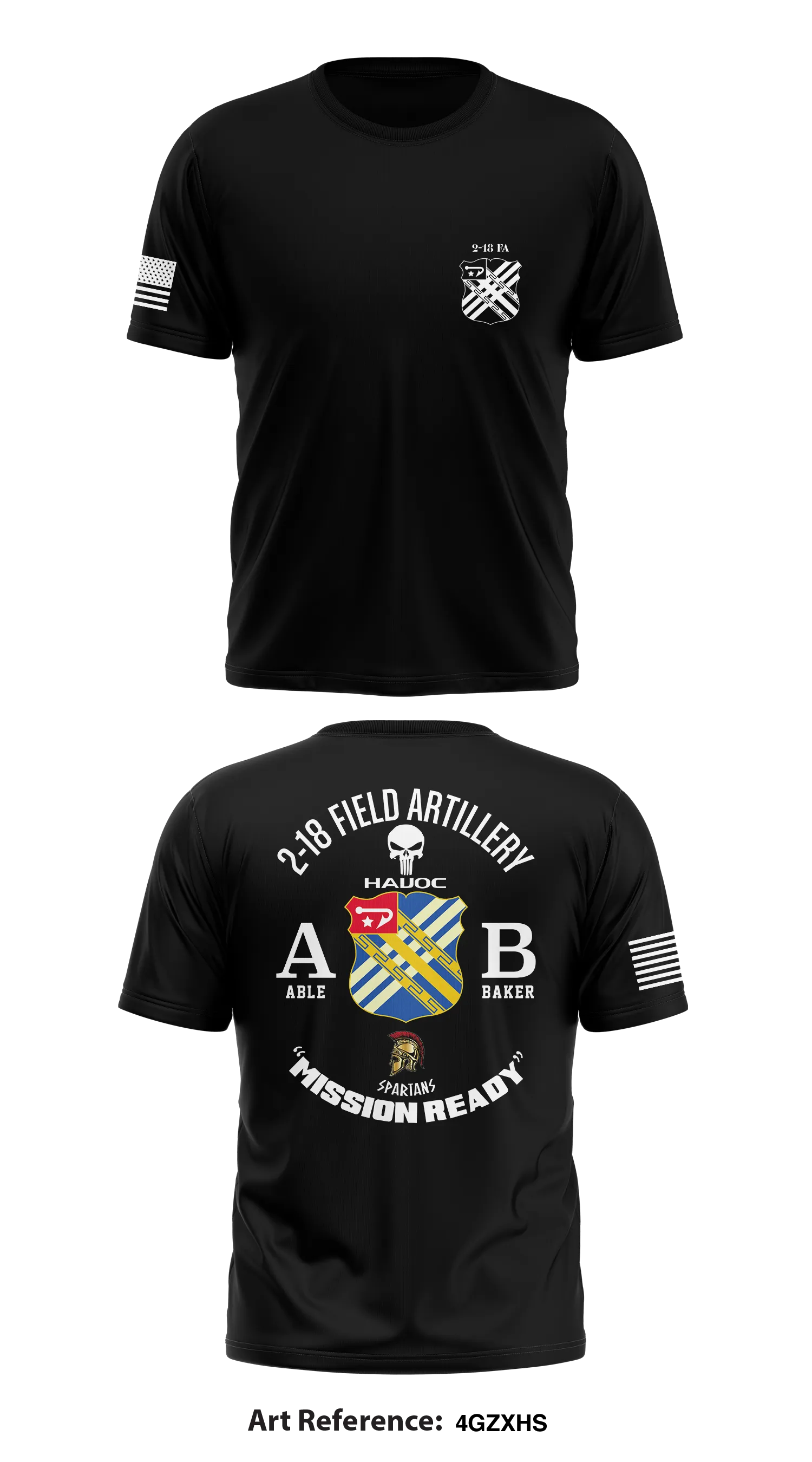 2-18 Field Artillery  Store 1 Core Men's SS Performance Tee - 4gzxhs