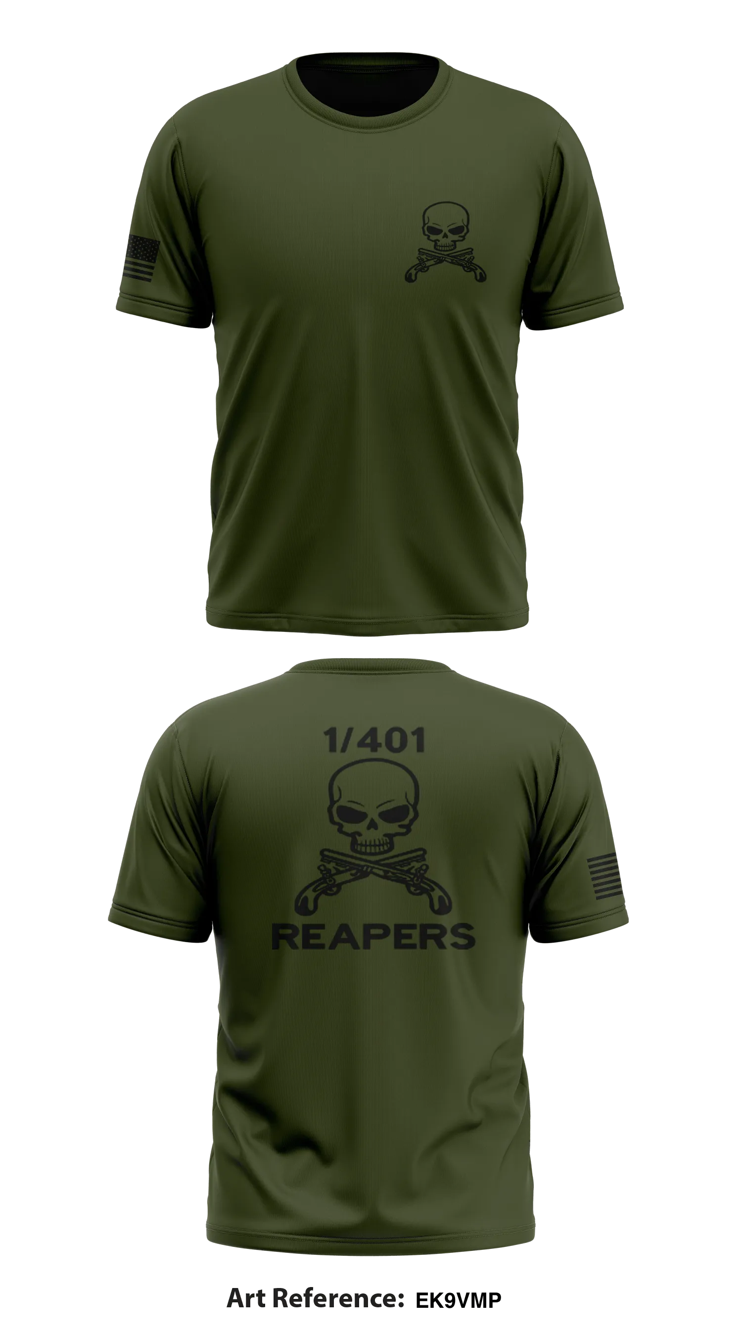 401st Military Police Company Store 1 Core Men's SS Performance Tee - ek9vMP