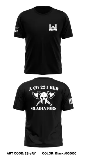 A Co 224 BEB Store 1 Core Men's SS Performance Tee - ESryRY