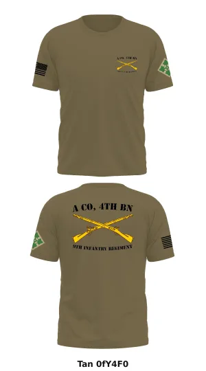 A Co, 4th BN, 9th Infantry Regiment  Store 1 Core Men's SS Performance Tee - 0fY4F0