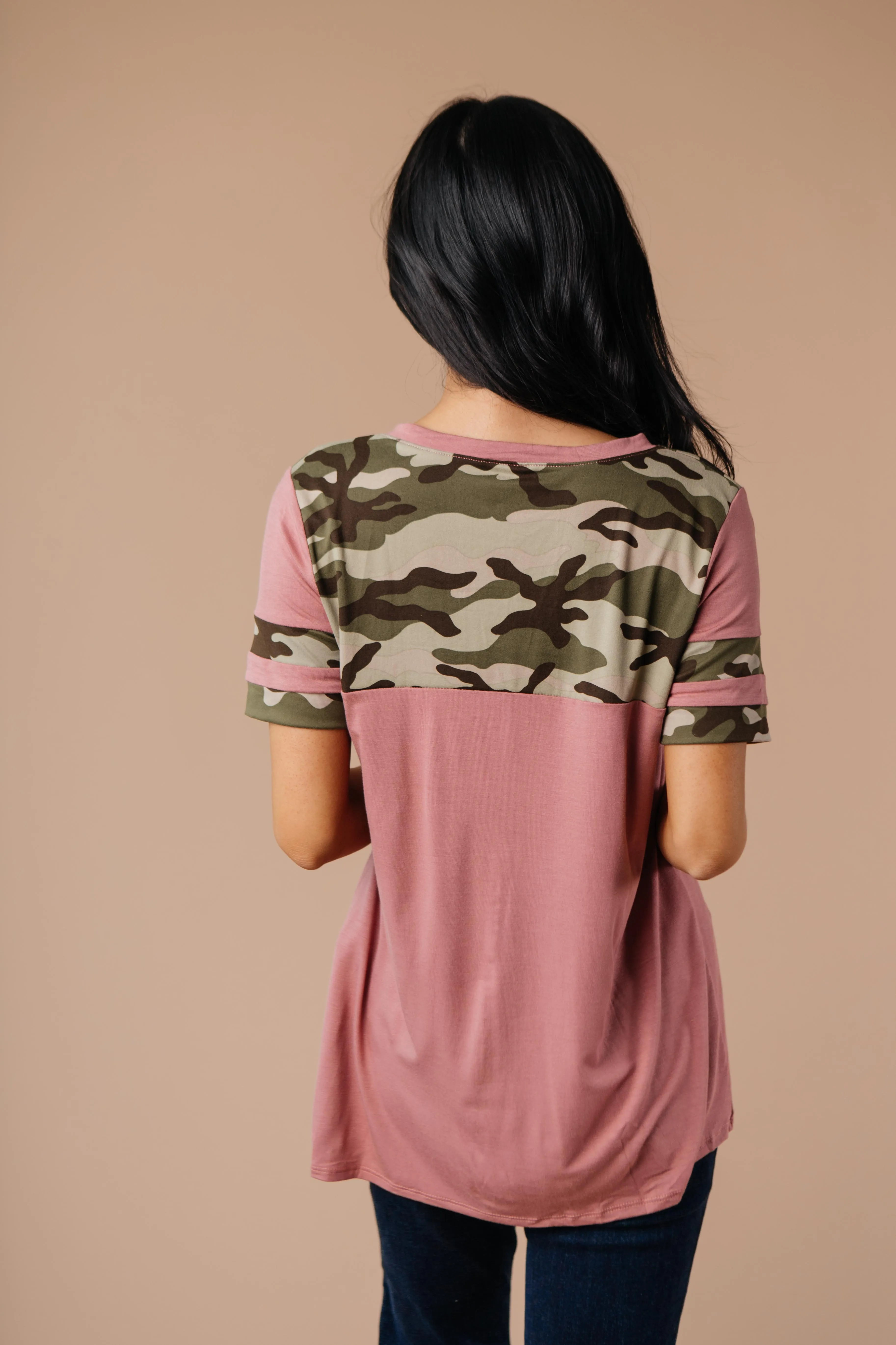 Armed & Dangerous Tee In Mauve