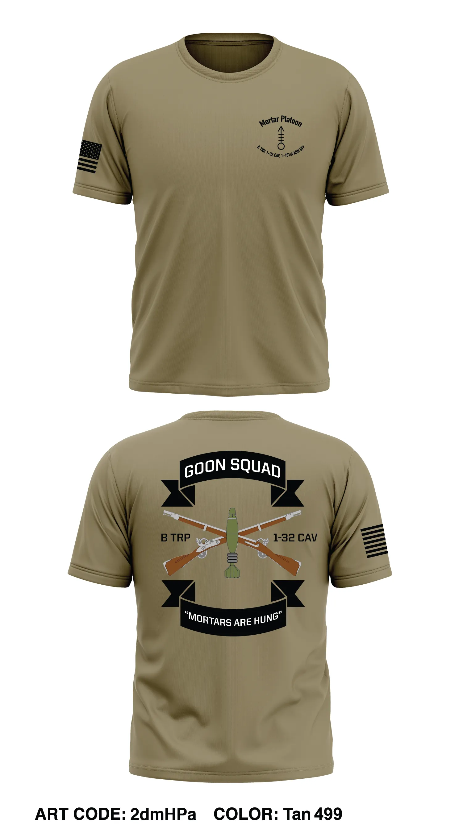 B TRP, 1-32 CAV, 101st ABN DIV Store 1 Core Men's SS Performance Tee - 2dmHPa