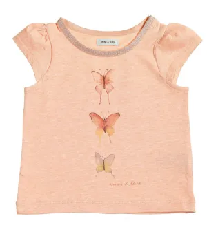Baby T shirt Alesa Cloud Rose