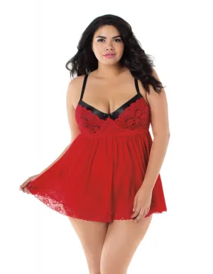 Babydoll, G-StRing - 1x - Ruby