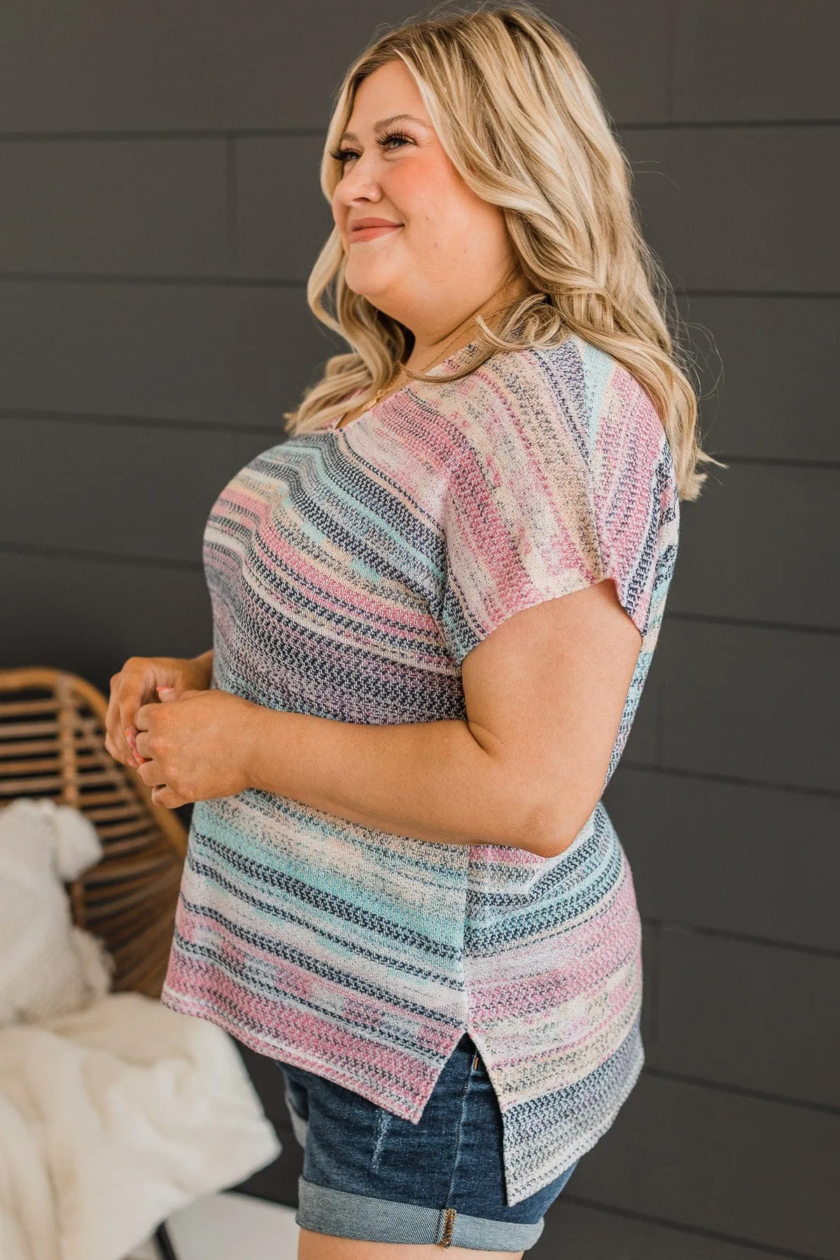 Better Than That Knit Top- Multi-Color