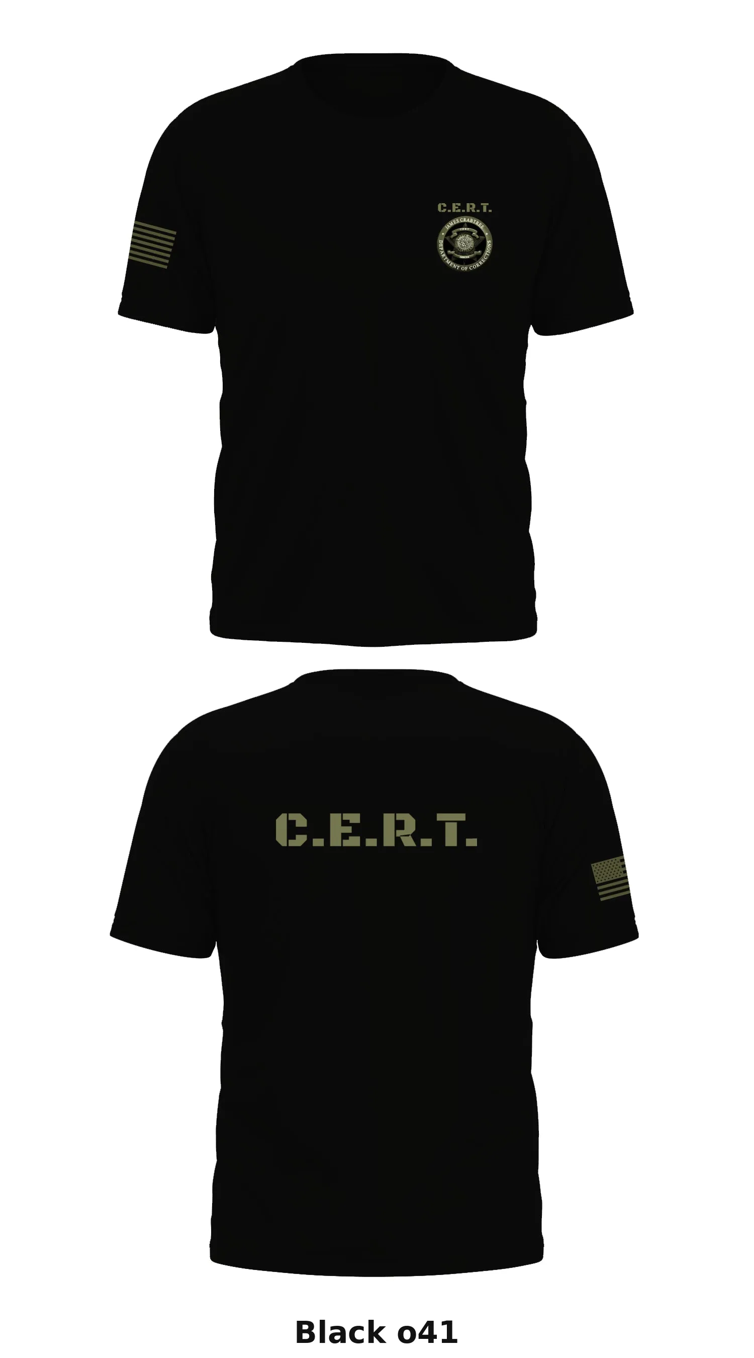 C.E.R.T. Store 1 Core Men's SS Performance Tee - o41