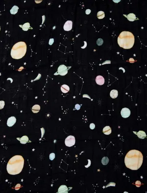 Couverture en TENCEL 1.0 Stretch Knit Blanket PLANETS