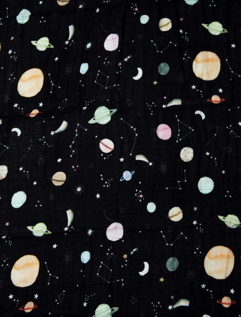 Couverture en TENCEL 1.0 Stretch Knit Blanket PLANETS