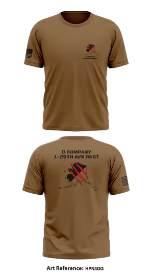 D Company, 1-25th AVN REGT Store 1 Core Men's SS Performance Tee - HPn3GG