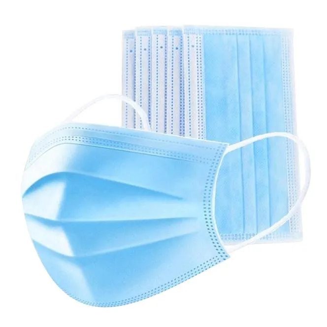 Disposable Protective 3-Ply Face Mask 50 pcs