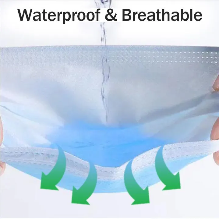 Disposable Protective 3-Ply Face Mask 50 pcs