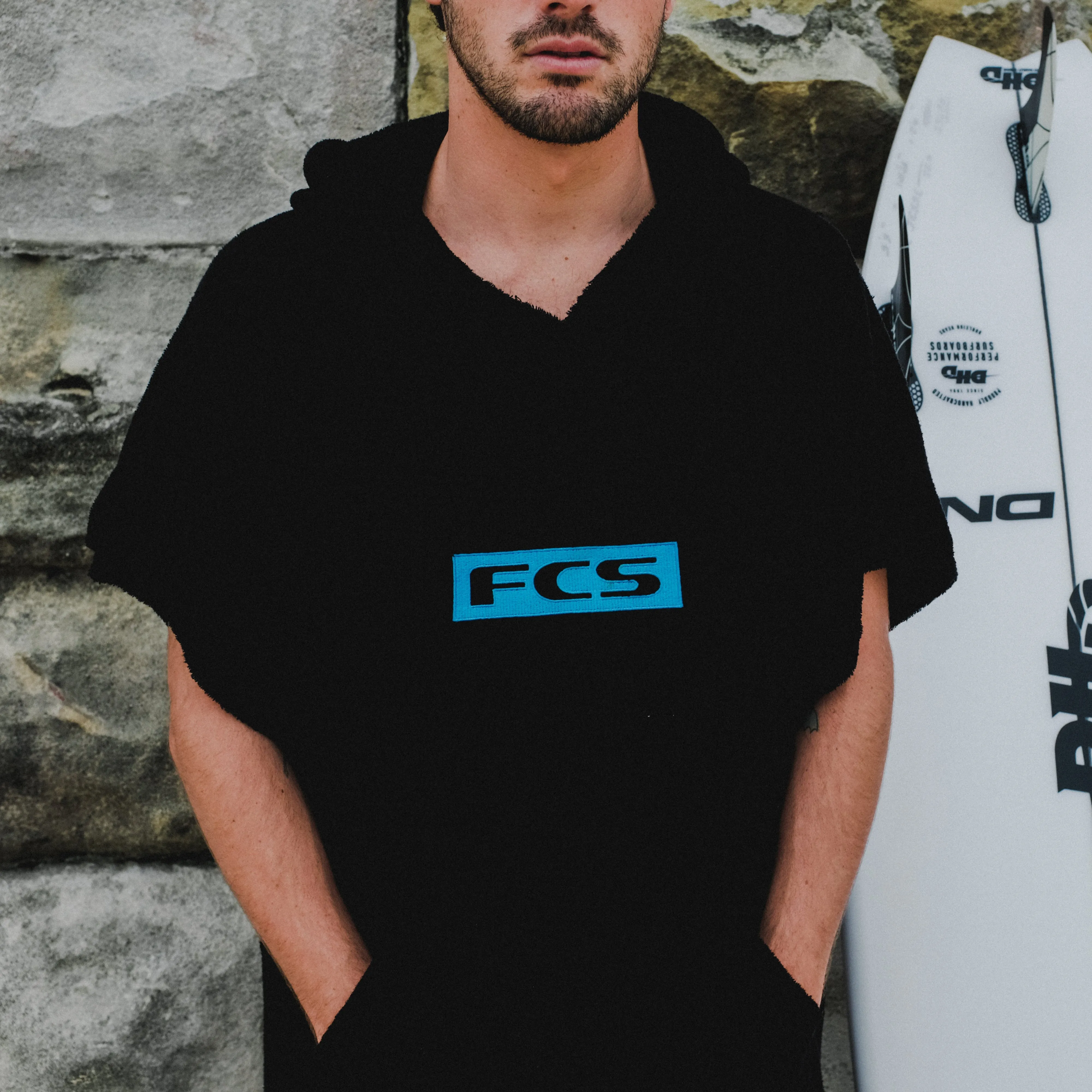 FCS Towel Poncho black army/camo