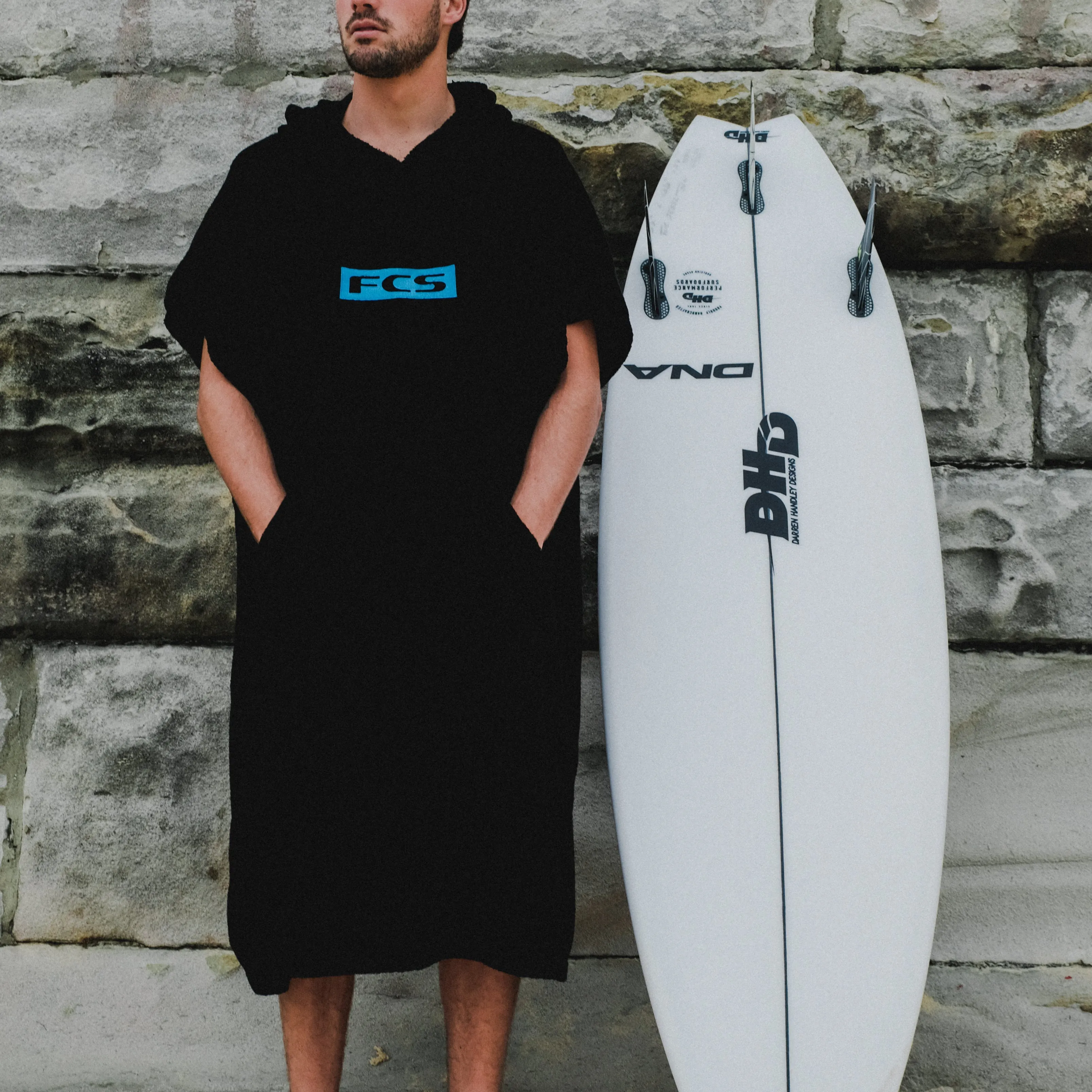 FCS Towel Poncho black army/camo