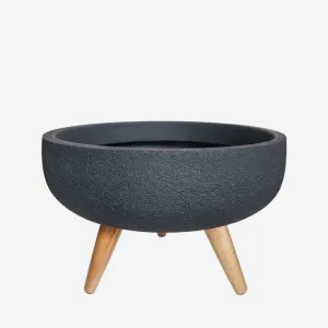 Footed Planter - Lead