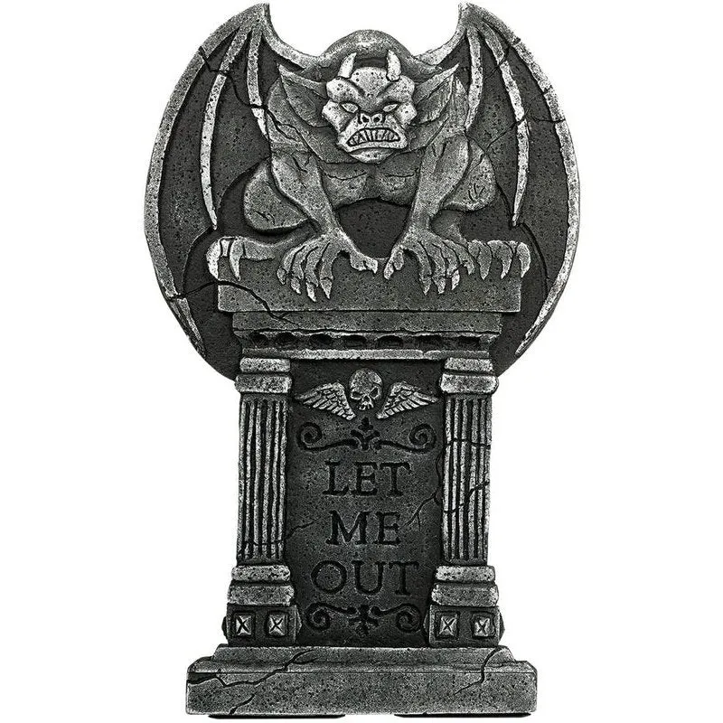 Gargoyle Let Me Out Tombstone