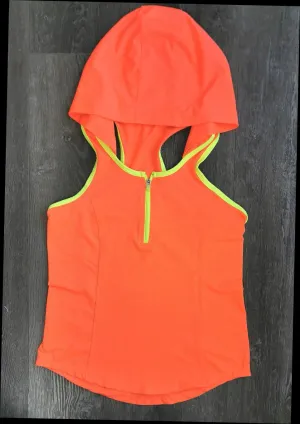 GIRL SIZE MEDIUM (10 YEARS) - REFLEX, Athletic Tank Top, Hooded EUC B35