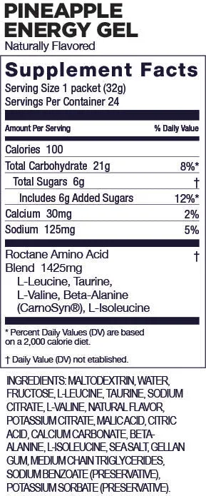GU Energy Box Roctane Energy Gel, Pineapple