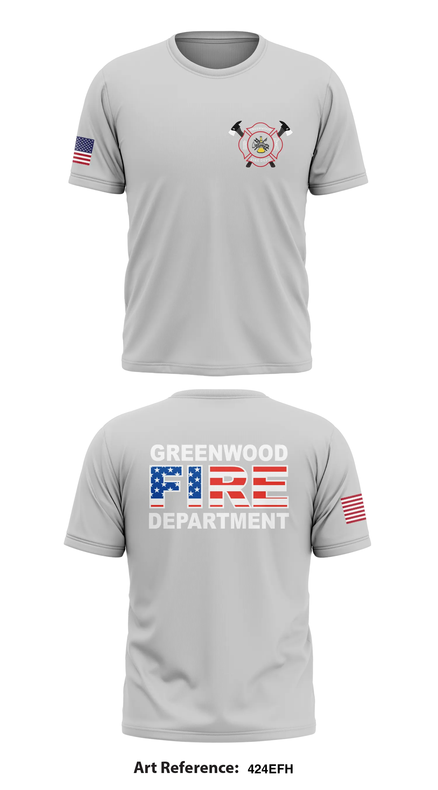 GVFD Store 1 Core Men's SS Performance Tee - 424Efh
