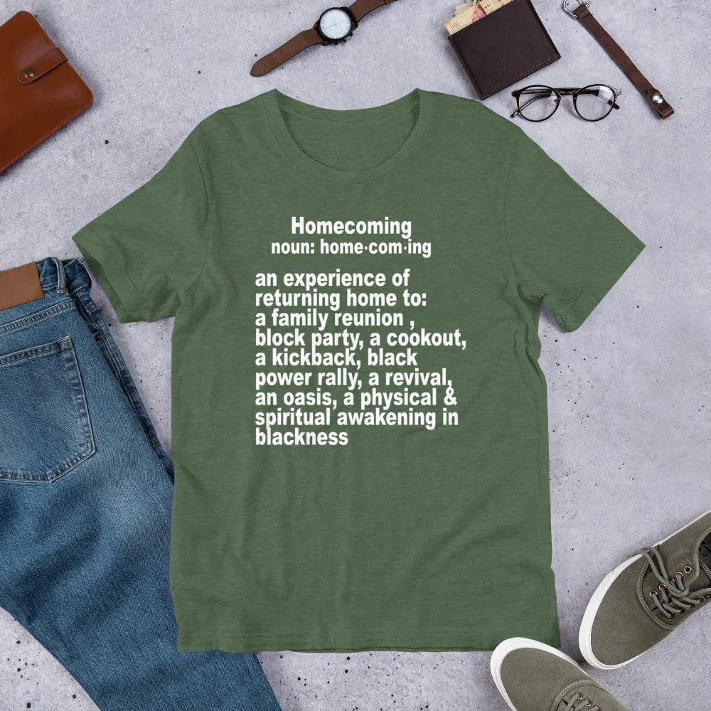 Homecoming Meaning Tshirt