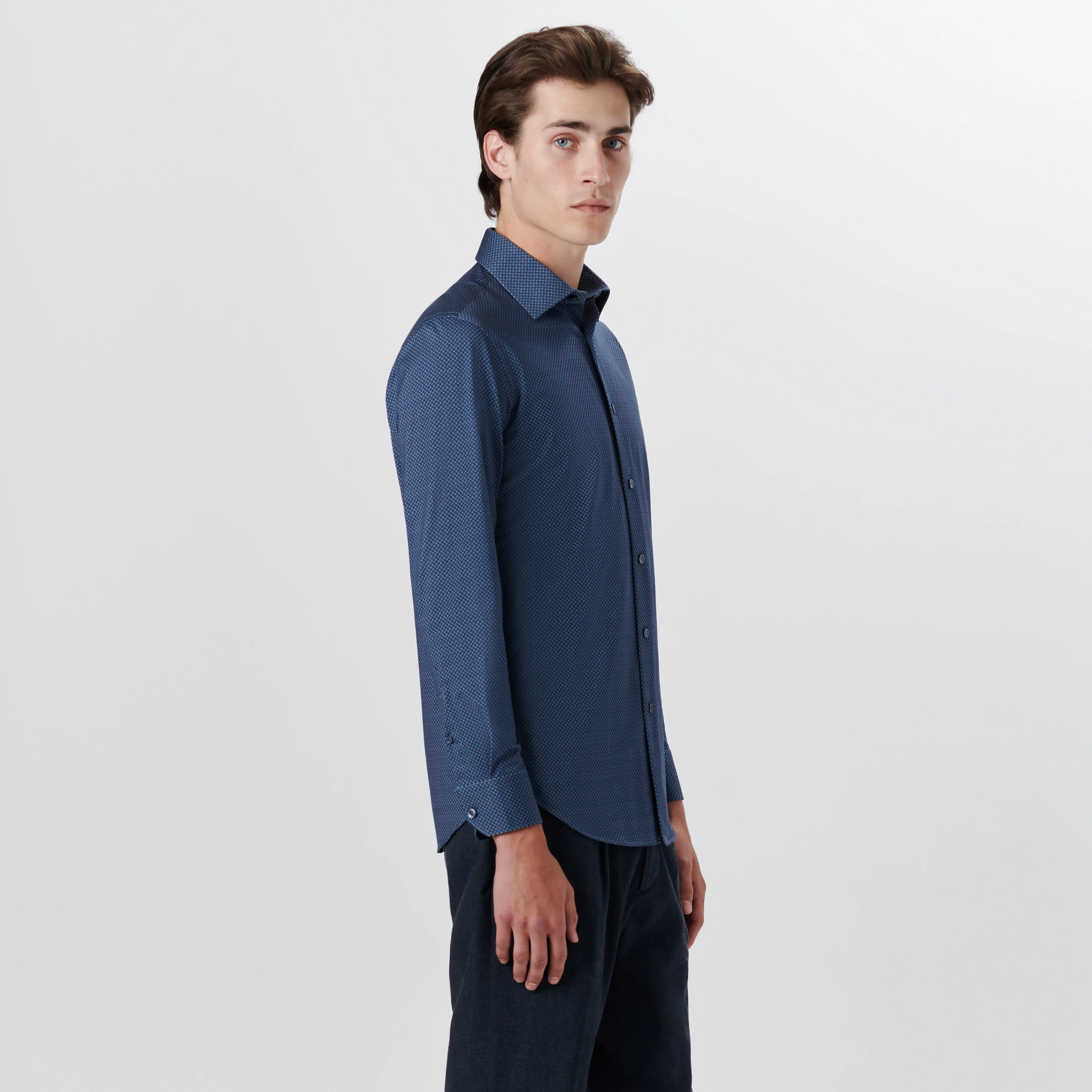 JAMES Dot Print OoohCotton Shirt