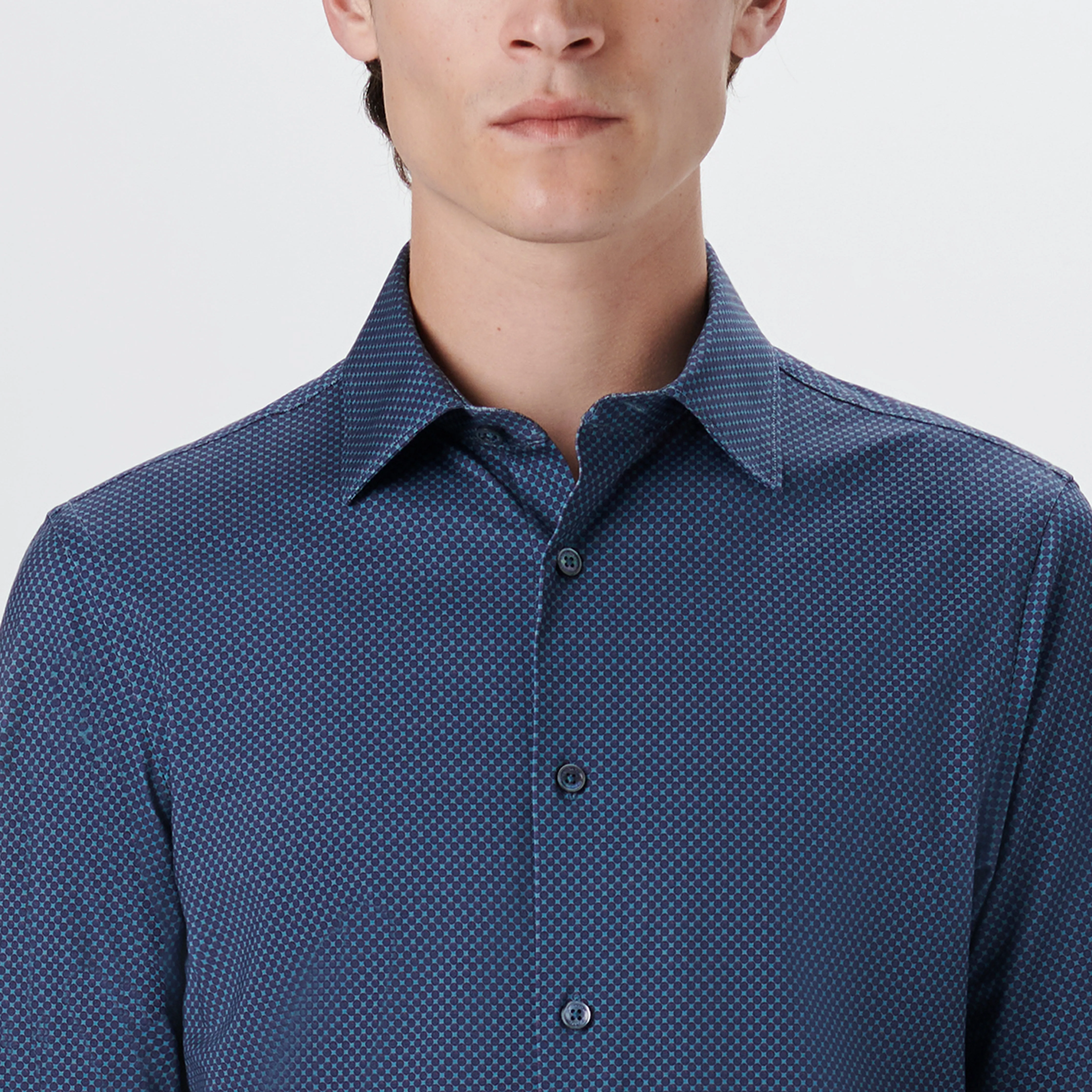 JAMES Dot Print OoohCotton Shirt