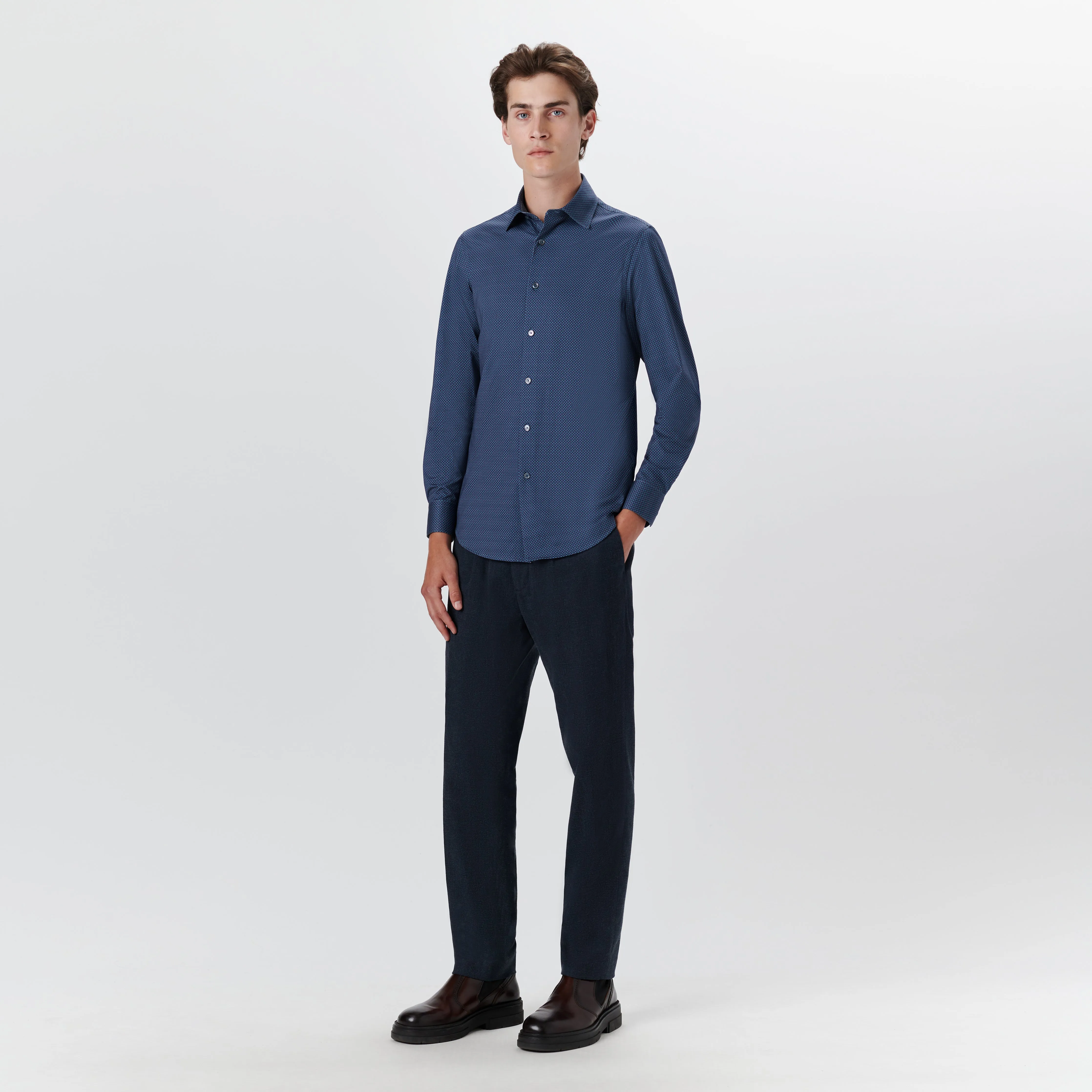 JAMES Dot Print OoohCotton Shirt