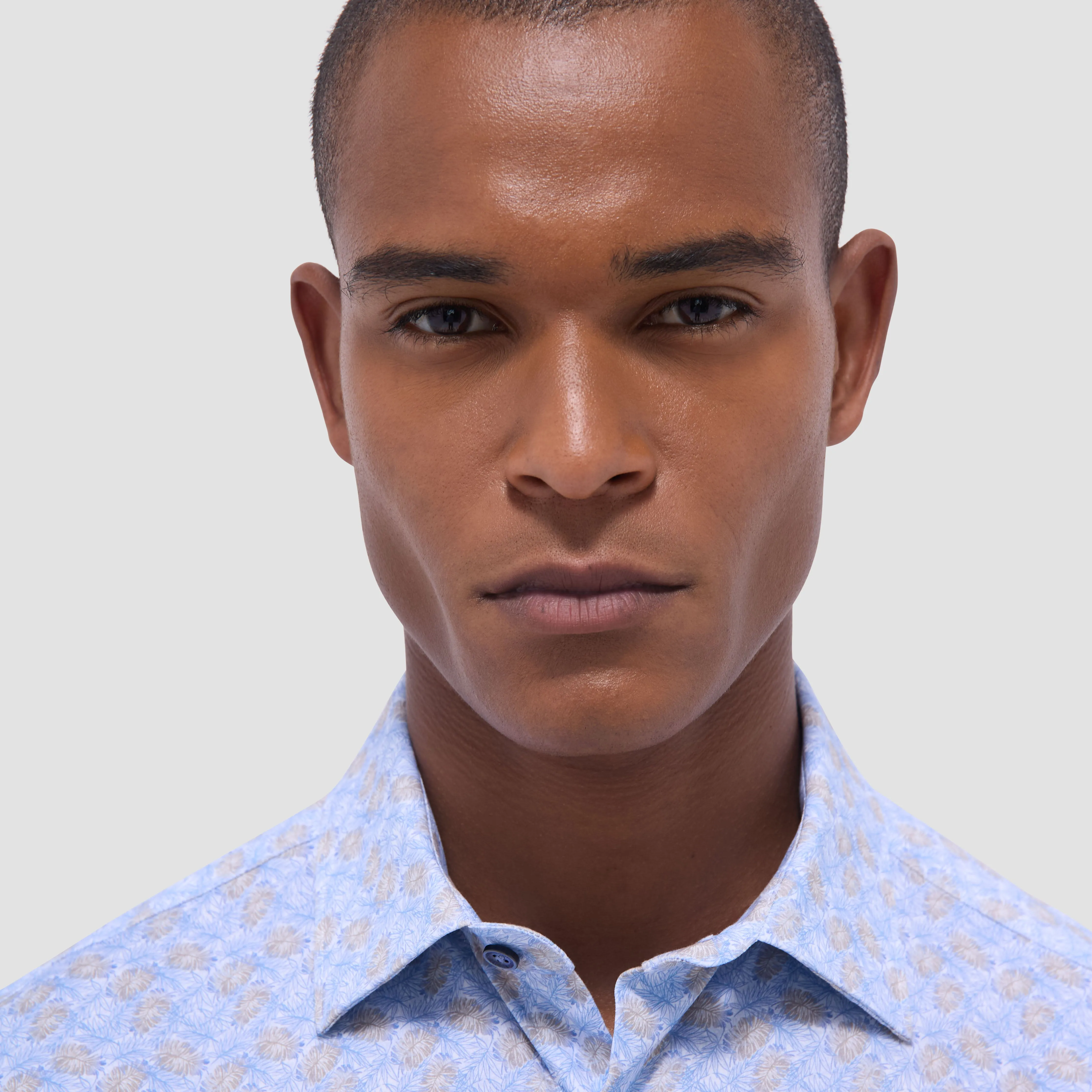 James Leaf Print OoohCotton Shirt