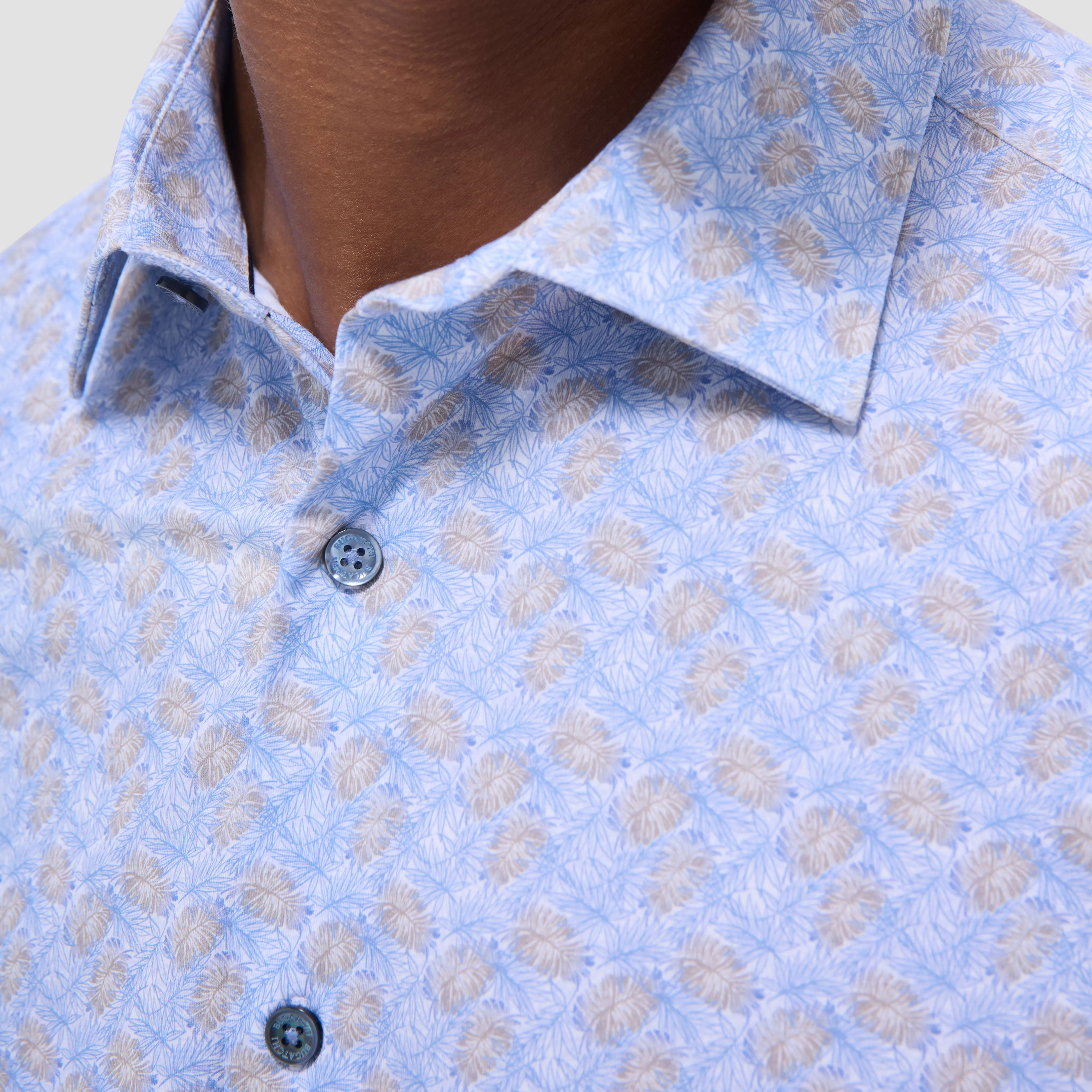 James Leaf Print OoohCotton Shirt