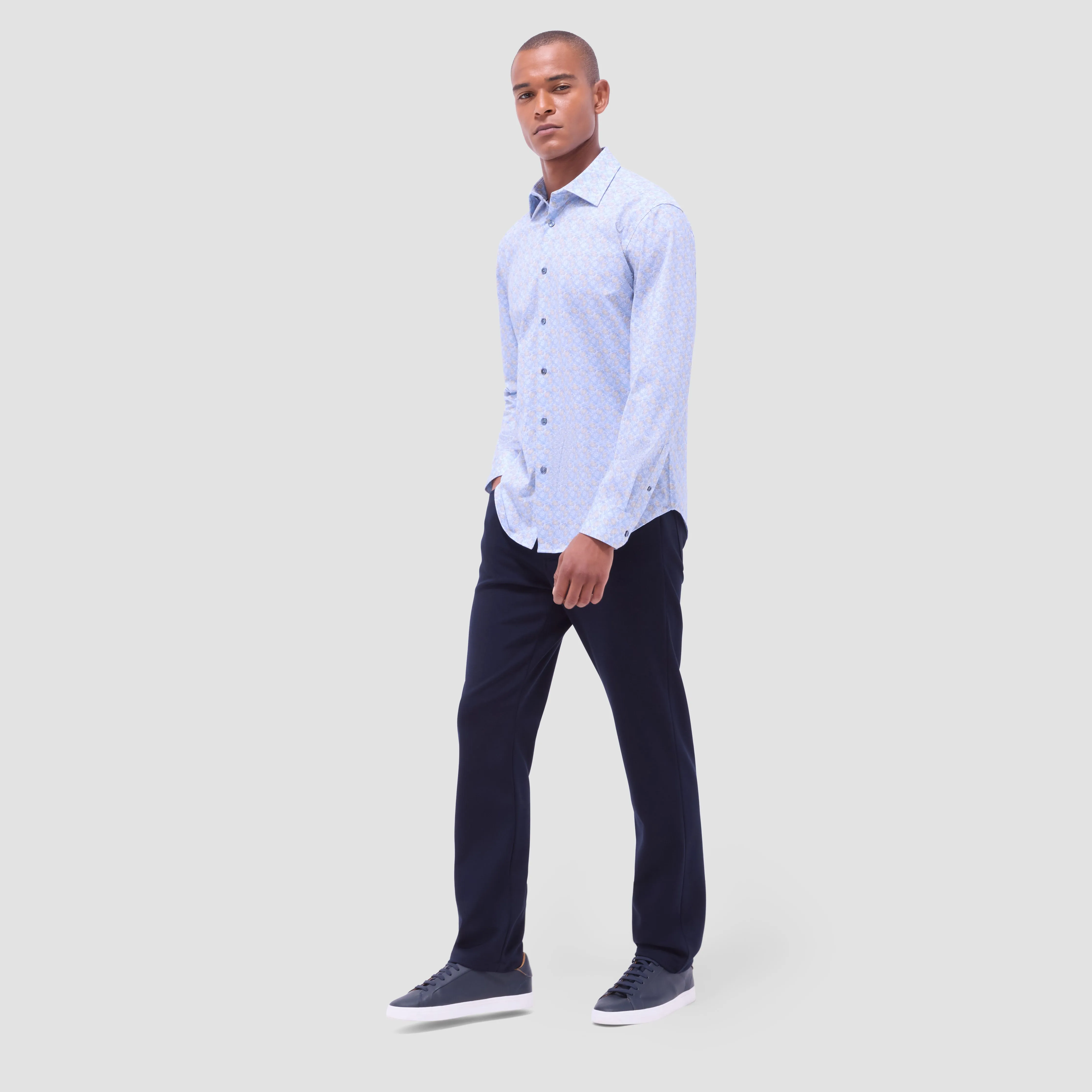 James Leaf Print OoohCotton Shirt