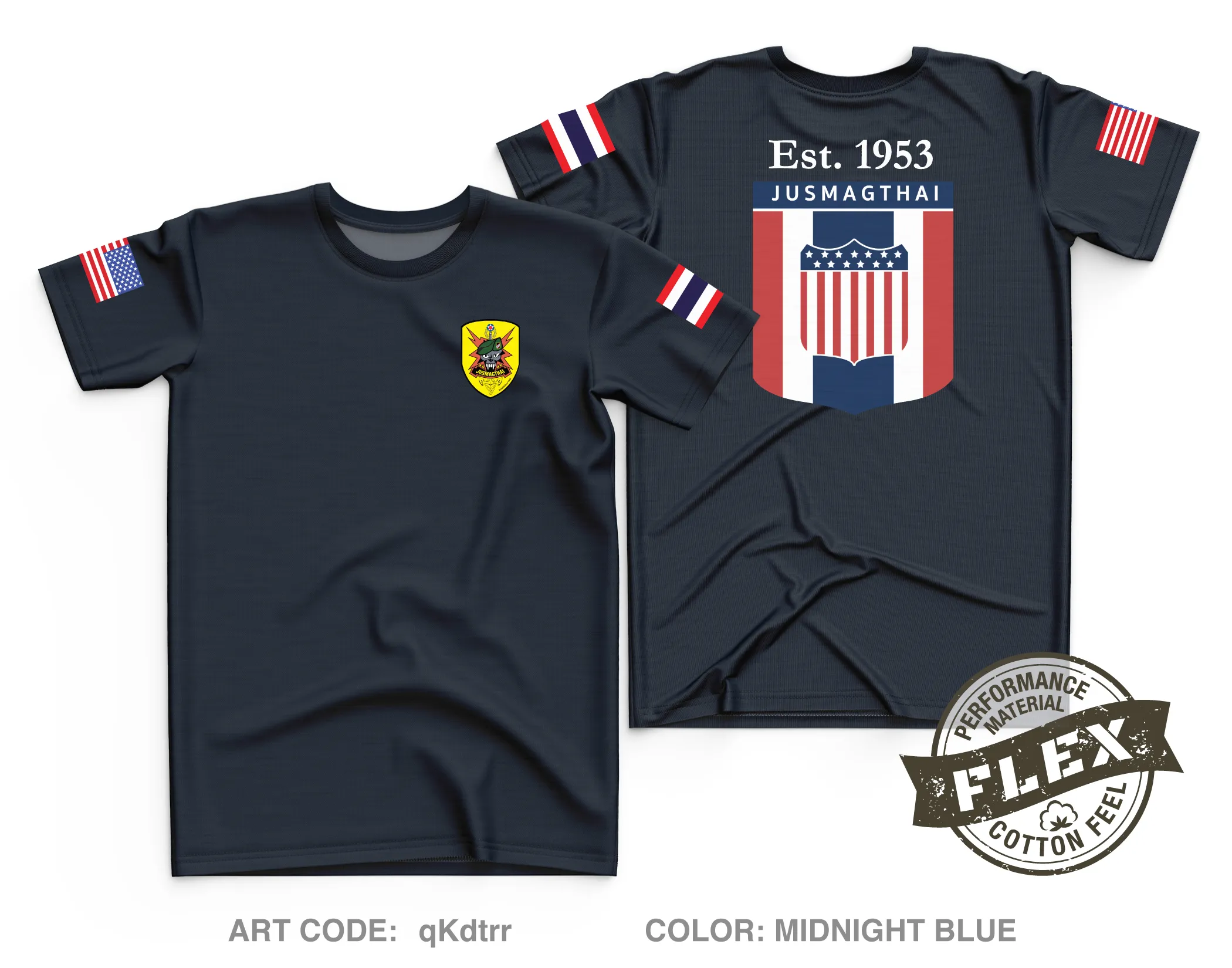 JUSMAGTHAI Core Men's SS Flex Performance Tee - qKdtrr