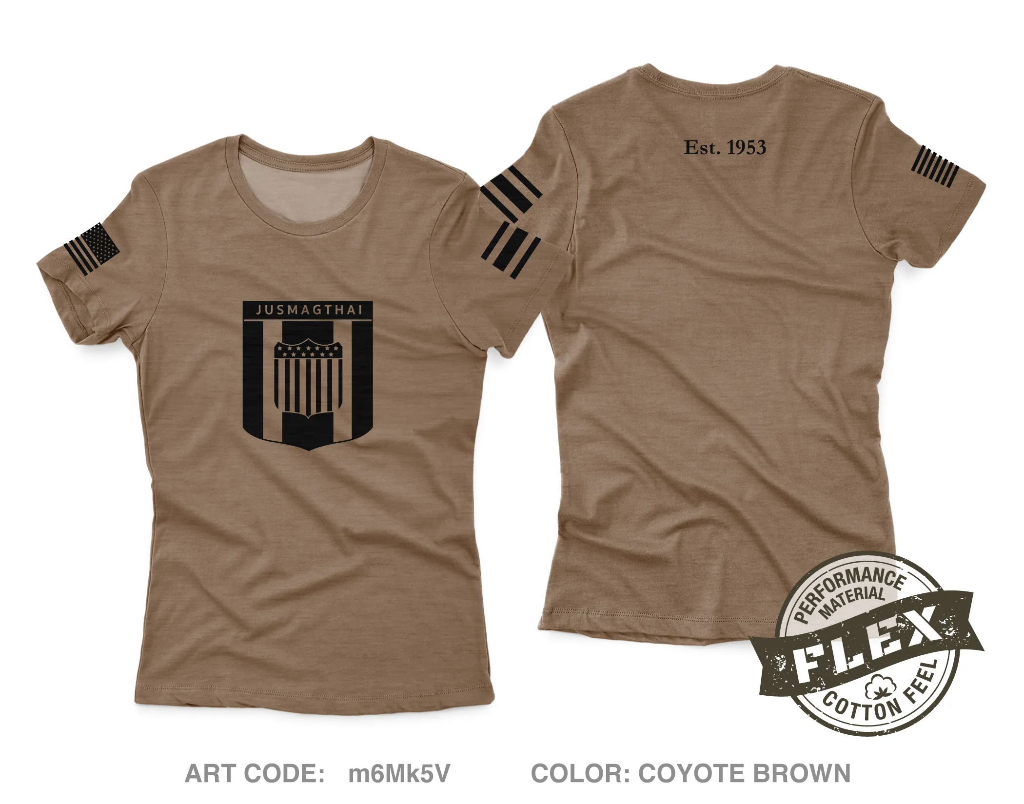 JUSMAGTHAI Women's SS Flex Performance Tee - m6Mk5V