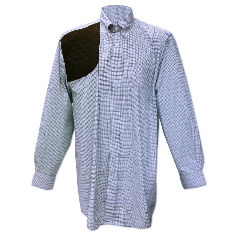 Kevin's Blue/Royal Tattersall Performance Right Hand Long Sleeve Shooting Shirt