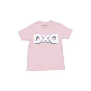 Kids Shadow Logo Tee - Pink