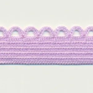 Knit Picot Stretch Tape #122 Light Purple