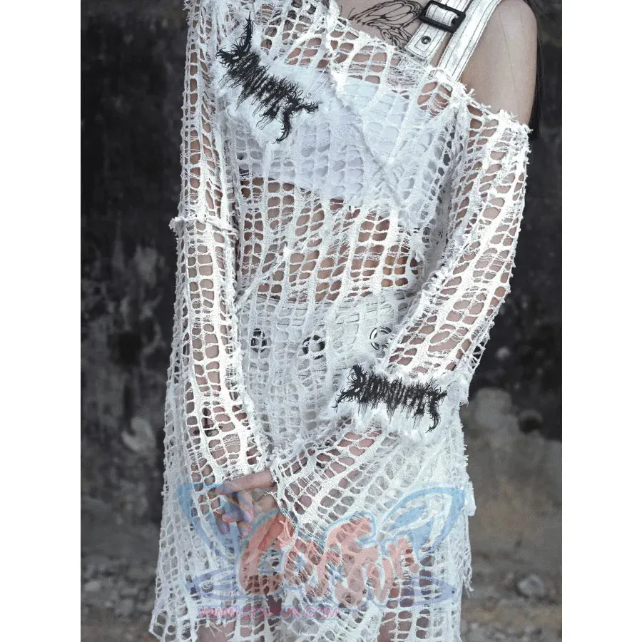 Knit Raglan Punk Stretch Top