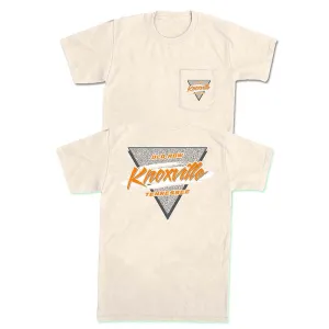 Knoxville Retro Triangle Short Sleeve T-Shirt in Ivory