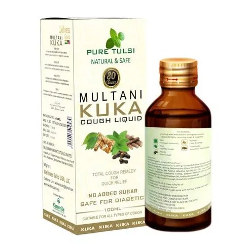 Kuka Multani Cough Syrup Non Sedative 100ml