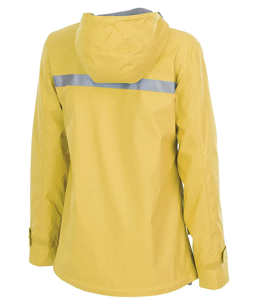 Ladies Charles River Rain Jacket-Buttercup