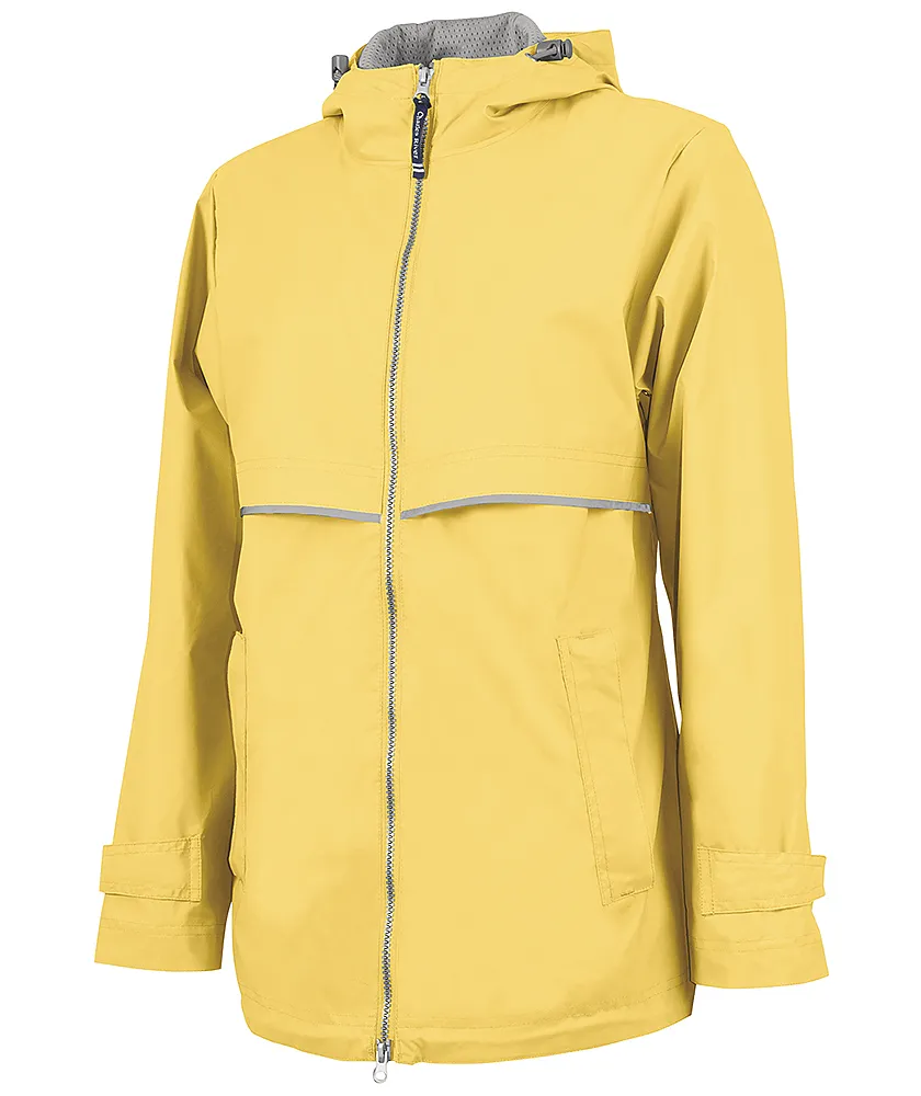 Ladies Charles River Rain Jacket-Buttercup