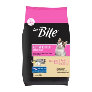 Let's Bite Active Adult Cat Food, 1.2 kg (20% Extra Inside)