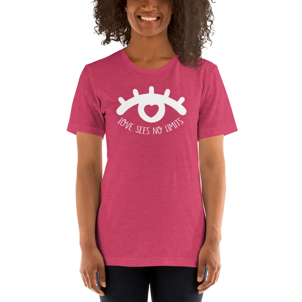Love Sees No Limits (Dark Color Shirts Design 1)