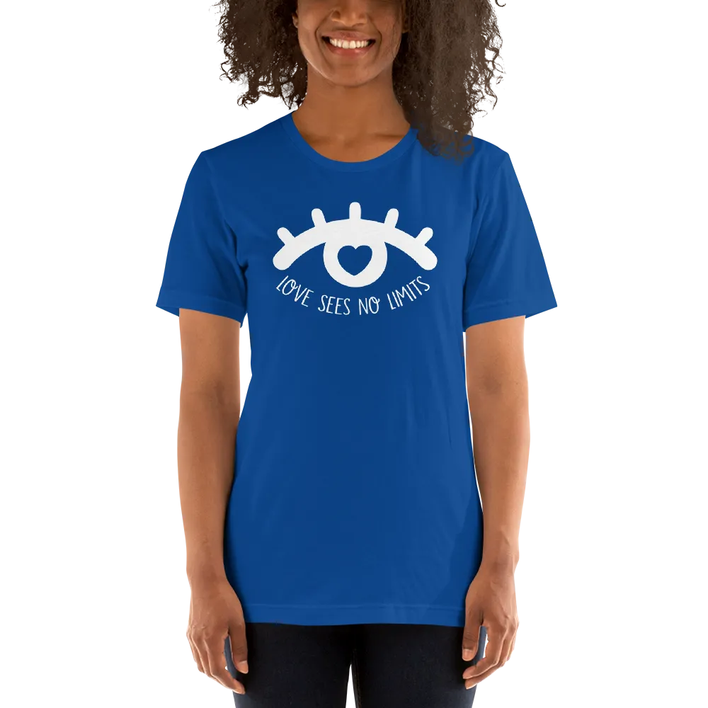 Love Sees No Limits (Dark Color Shirts Design 1)