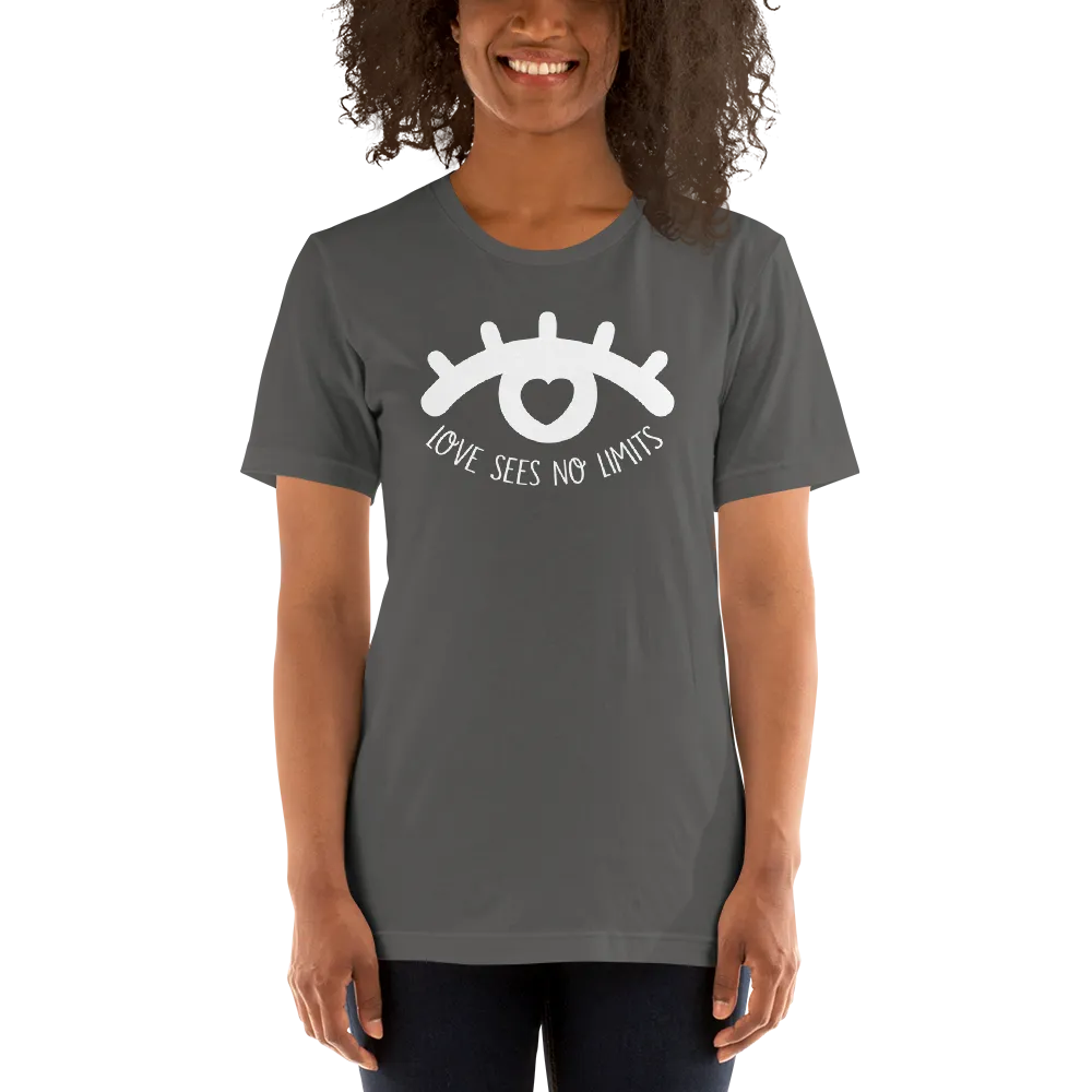 Love Sees No Limits (Dark Color Shirts Design 1)