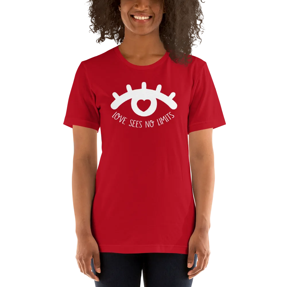 Love Sees No Limits (Dark Color Shirts Design 1)