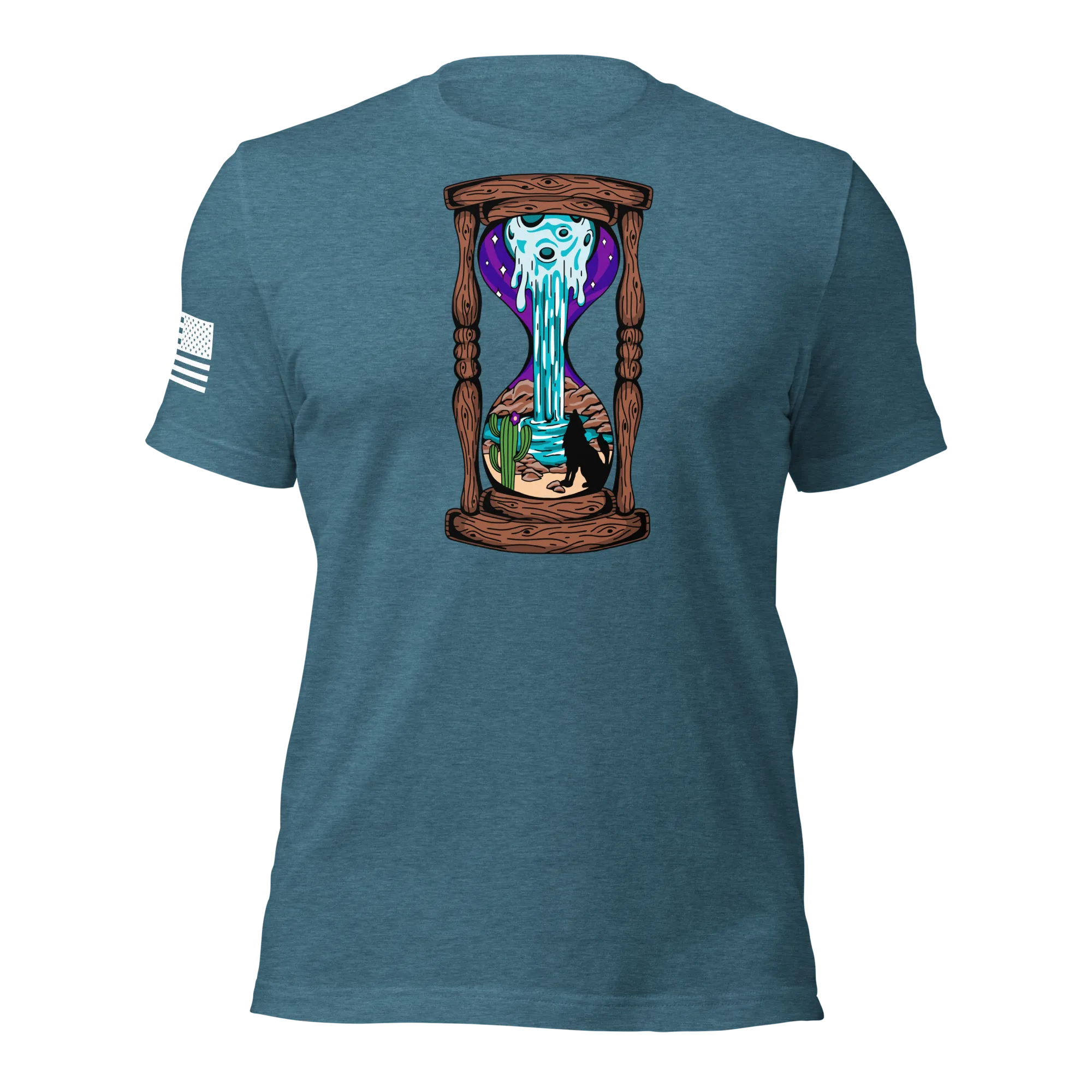 Melting Moon Hourglass v2 T-Shirt