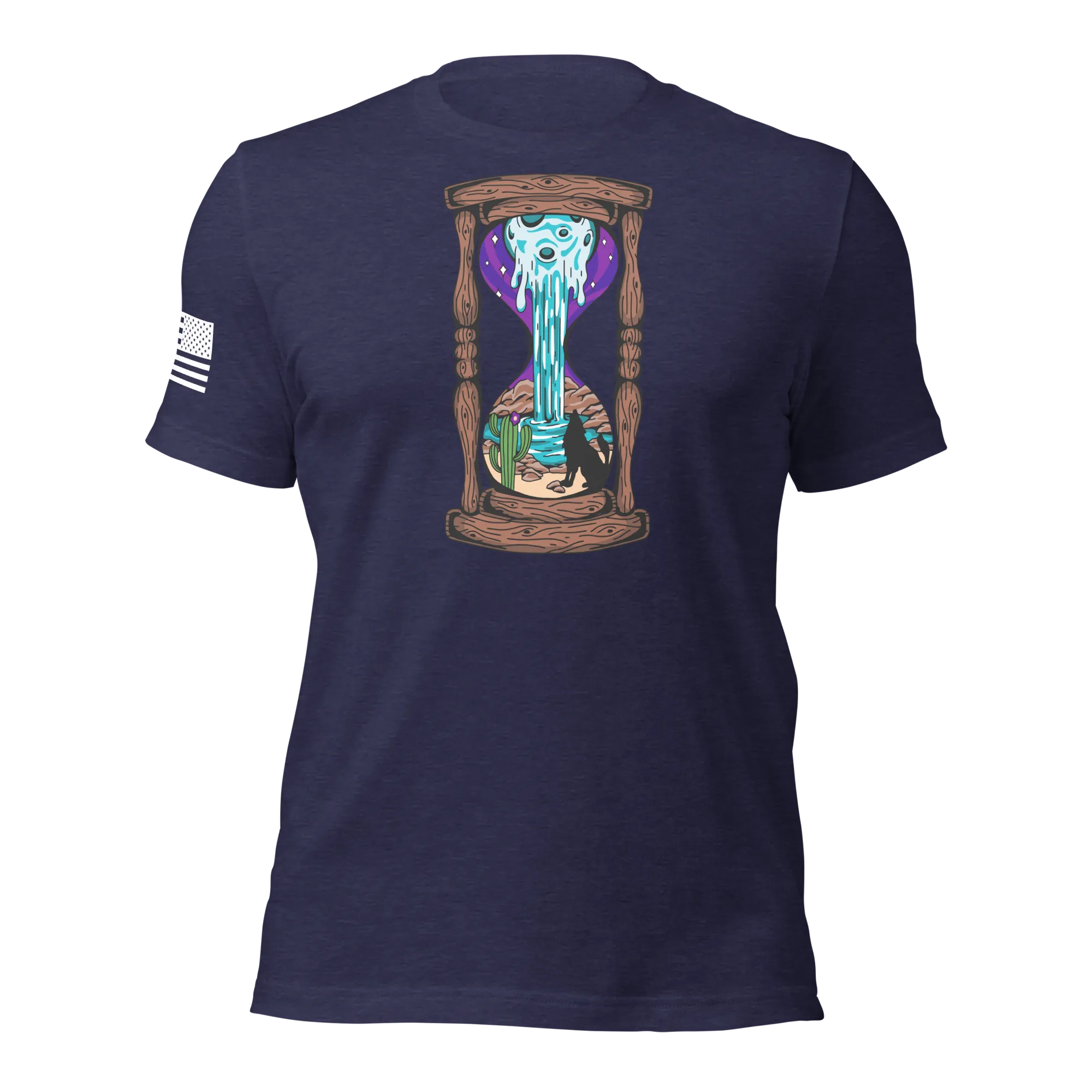 Melting Moon Hourglass v2 T-Shirt