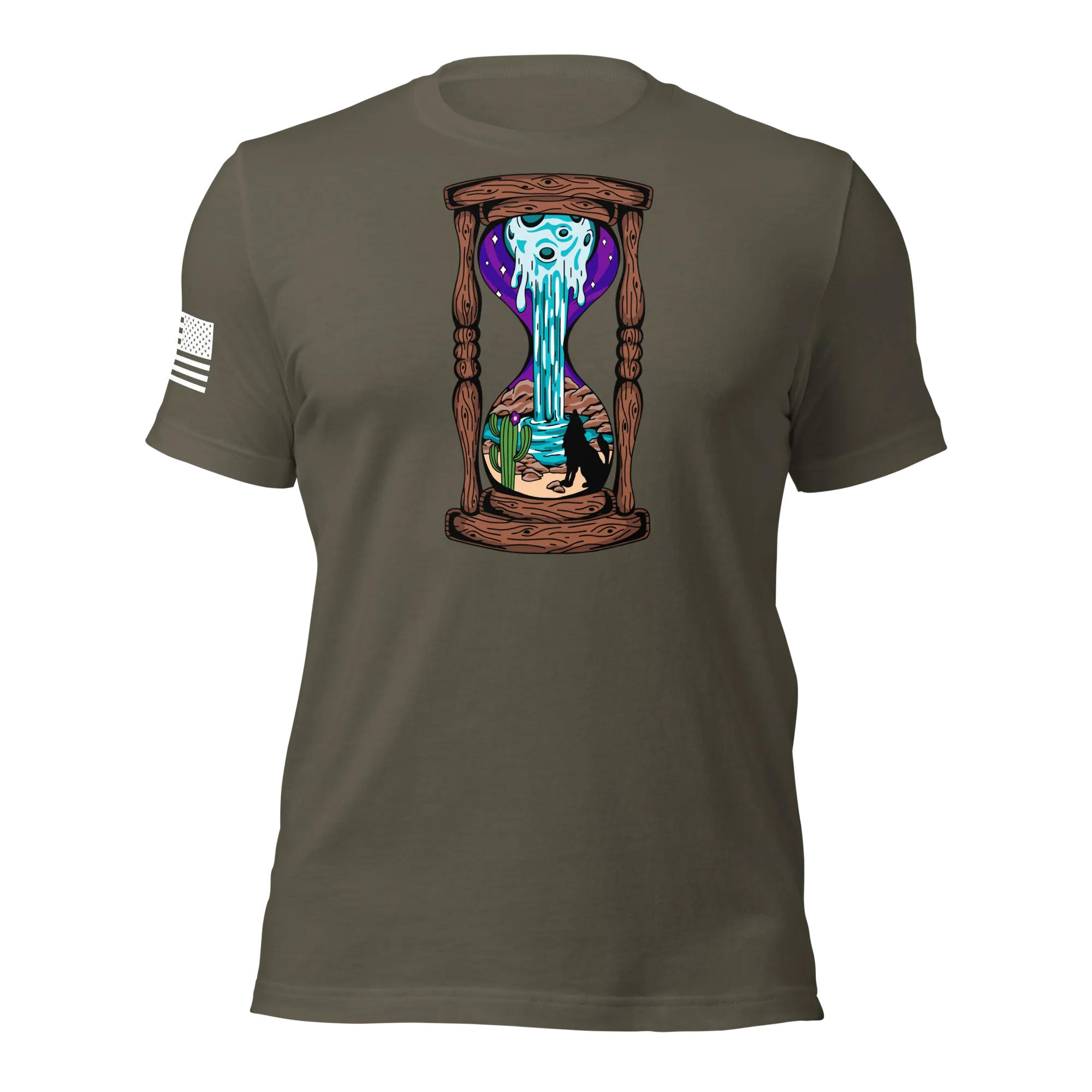 Melting Moon Hourglass v2 T-Shirt